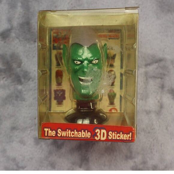 2005 Marvel Heroes Swicherz Head StickerGreen Goblin - Picture 1 of 14
